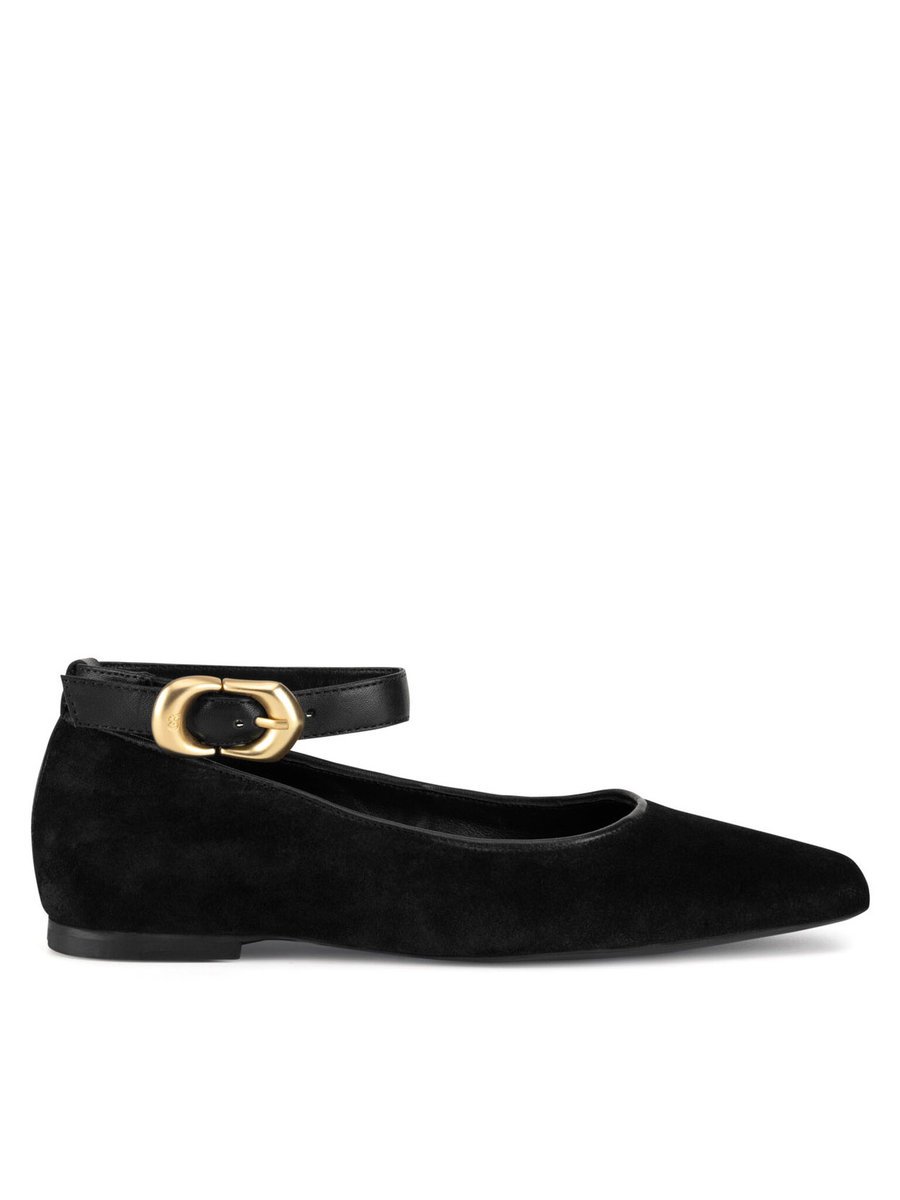 Gino Rossi Baleriny Damskie Czarny ALISE-2