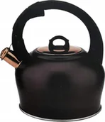 Czajniki na gaz - Czajnik tradycyjny stalowy 3 l czarny - miniaturka - grafika 1