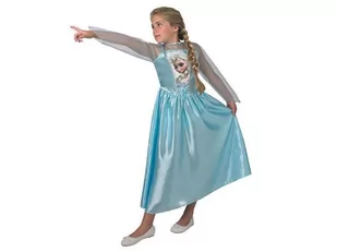 Rubie's Elsa Frozen królowa lodu kostium dla dziewcząt - Stroje karnawałowe - miniaturka - grafika 1