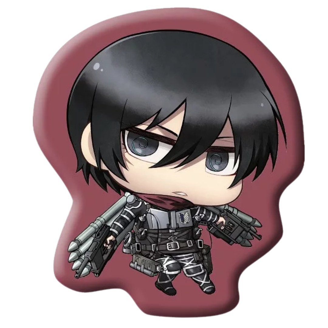 Poduszka Attack on Titan Kształtka Anime Postać z Mieczami Dekoracyjna