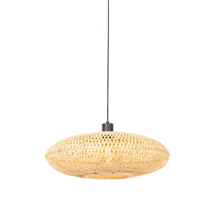 QAZQA Orientalna lampa wisząca bambus 50 cm - Ostrawa - Lampy sufitowe - miniaturka - grafika 1
