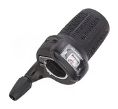 Części rowerowe - Przerzutka rowerowa microSHIFT Inter 7 Twist Shifter | BLACK - miniaturka - grafika 1