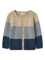 Swetry damskie - name it Kardigan "Oller" w kolorze niebiesko-beżowym - miniaturka - grafika 1