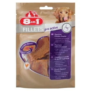 8in1 Fillets Pro Active 8 x 80 g - Przysmaki dla psów - miniaturka - grafika 1