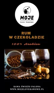 Kawa smakowa Rum w czekoladzie 1000g ziarnista - Cappuccino i kawy smakowe - miniaturka - grafika 1