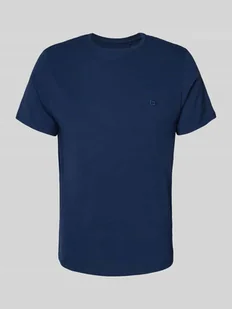 T-shirt z prążkowanym, okrągłym dekoltem model ‘Dinton’ - Koszulki męskie - miniaturka - grafika 1