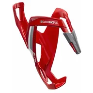 Akcesoria rowerowe - ELITE Custom Race Plus Uchwyt na bidon, red glossy/white graphic 2021 Uchwyty 252265 - miniaturka - grafika 1