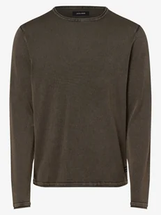 Jack & Jones Sweter męski Mężczyźni Bawełna zielony jednolity, S - Swetry męskie - miniaturka - grafika 1