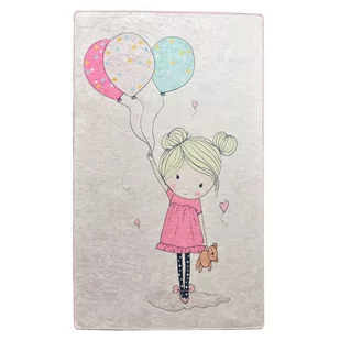 Dziecięcy dywan antypoślizgowy Conceptum Hypnose Little Girl, 140x190 cm - Dywany dla dzieci - miniaturka - grafika 1