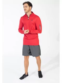 Koszulki sportowe męskie - SPYDER Koszulka sportowa w kolorze czerwonym - grafika 1