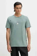 Koszulki męskie - G-Star Raw t-shirt bawełniany męski kolor zielony gładki D16411-336 - miniaturka - grafika 1