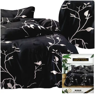 Pościel 160x200 komplet 3 części bawełna satynowa DALWIN poszewki 70x80 - Pościel - miniaturka - grafika 1