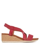 Espadryle damskie - Geox Espadryle D Ischia Corda D55HHA 00022 C7008 Różowy - miniaturka - grafika 1