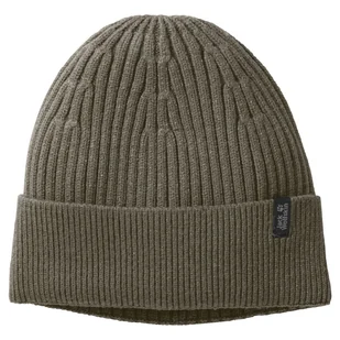 Czapka zimowa JACK WOLFSKIN COSY CAP 1909251-4550 – Oliwkowy - Czapki damskie - miniaturka - grafika 1