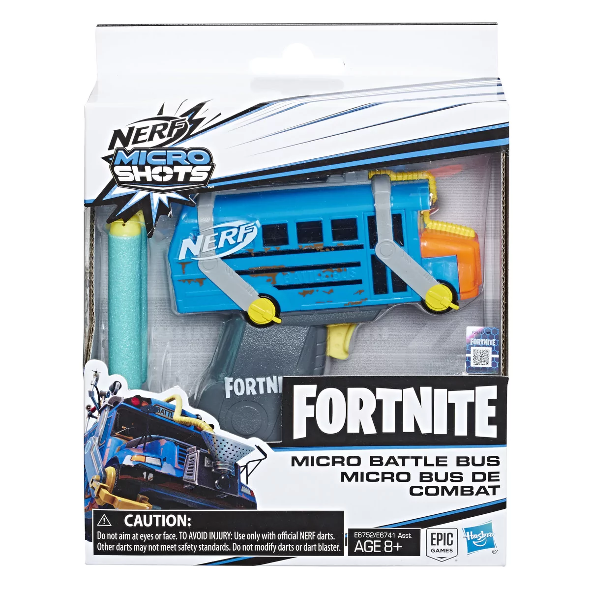 Hasbro Pistolet Microshots Fortnite Battle Bus