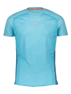 Koszulki sportowe męskie - Mizuno Koszulka sportowa "Premium Aero" w kolorze turkusowym - grafika 1