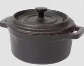 Garnki - Mini garnek żeliwny do zapiekania, duszenia 10 cm - miniaturka - grafika 1