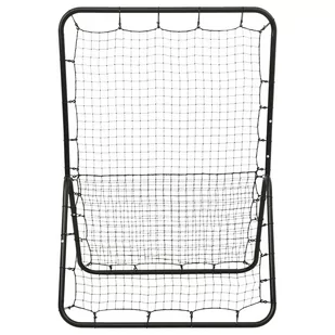 vidaXL Siatka do treningu baseballu/softballu, 121,5x98x175 cm, metal - Baseball, krykiet, palant - miniaturka - grafika 1
