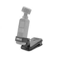 Plecaki - INF Uniwersalny klips do plecaka do DJI Osmo Pocket Czarny - miniaturka - grafika 1