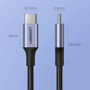 Ugreen kabel przewód USB Typ C - USB Typ C Power Delivery 100W Quick Charge FCP 5A 3m szary (90120 US316) - Kable USB - miniaturka - grafika 13