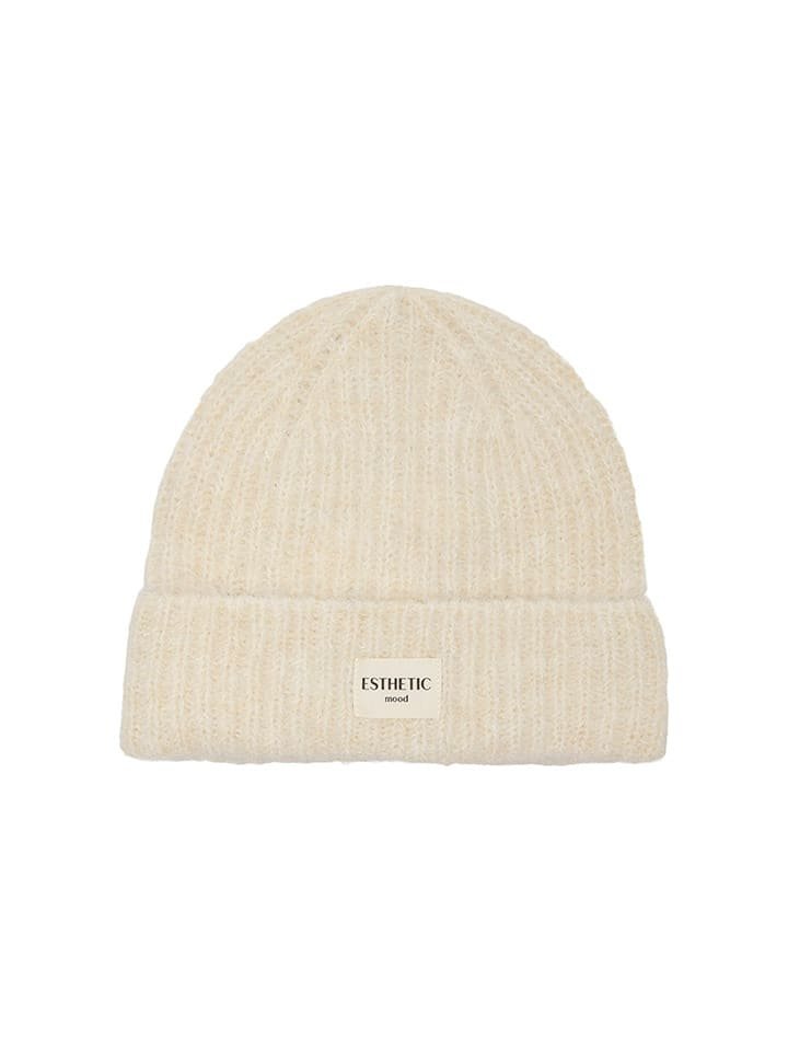 ONLY Czapka beanie w kolorze beżowym