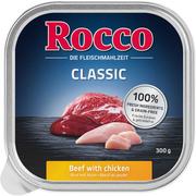 Mokra karma dla psów - Rocco Classic tacki, 9 x 300 g - Wołowina z kurczakiem - miniaturka - grafika 1