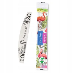 Pilnik do Paznokci PÓŁKSIĘŻYC 100/180 Aba Group Flaming SLIM w Folii - Akcesoria do paznokci Pilnik do Paznokci PÓŁKSIĘŻYC 100/180 Aba Group Flaming SLIM w Folii - Akcesoria do paznokci - miniaturka - grafika 2