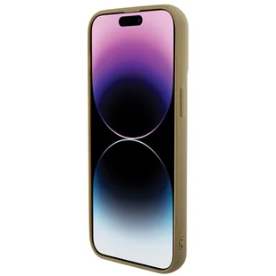 Guess GUHCP15XPMSDGSD iPhone 15 Pro Max 6.7" złoty/gold hardcase Disco Metal Script - Etui i futerały do telefonów - miniaturka - grafika 5
