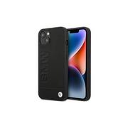 Etui i futerały do telefonów - BMW Nakładka do iPhone 14 Pro 6,1" BMHCP14LSLLBK czarna HC Hot Stamp - miniaturka - grafika 1