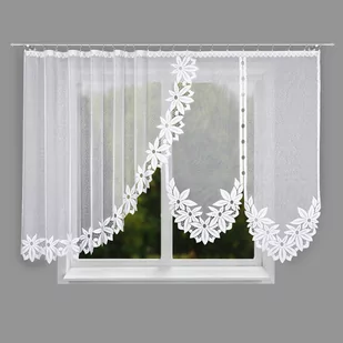 Markizeta Firanka konfekcjonowana Jadwiga 019318 140x300 cm. 019318/000/001/140300/1 - Firany - miniaturka - grafika 1