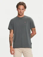 Koszulki męskie - Napapijri T-Shirt Salis NP0A4H8D Zielony Regular Fit - miniaturka - grafika 1