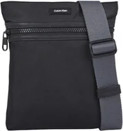 Torby męskie - Calvin Klein Męskie Essential FLATPACK Crossovers, czarny Ck, jeden rozmiar, Ck czarny, Rozmiar Uniwersalny - miniaturka - grafika 1