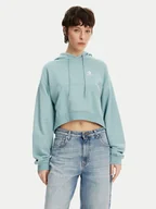 Bluzy damskie - Converse Bluza Chuck Taylor 10027616-A03 Niebieski Boxy Fit - miniaturka - grafika 1