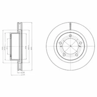 Tarcza hamulcowa DELPHI BG9067 - Tarcze hamulcowe - miniaturka - grafika 1