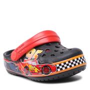 Buty dla chłopców - Klapki Crocs - Fl Dosney & Pixar Cars Band Clog Kids 206472 Black - miniaturka - grafika 1