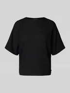 Koszulki i topy damskie - T-shirt o luźnym kroju z rękawami nietoperzowymi - miniaturka - grafika 1