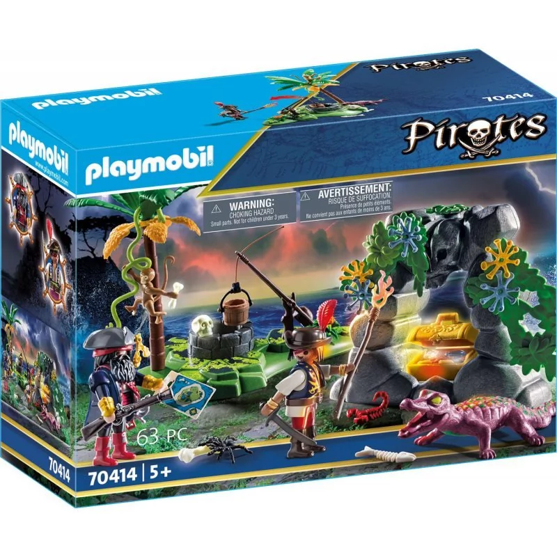 Playmobil Pirates Kryjówka skarbów Piratów 70414
