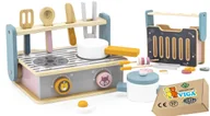 Zabawki AGD - Drewniana Kuchnia zabawkowa Grill KUCHENKA TURYSTYCZNA agd dla dziecka Viga montessori - miniaturka - grafika 1