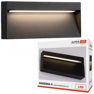 Kinkiet Lampa zewnętrzna elewacyjna Schodowa 12W = 1320 lm 4000K SuperLED - Lampy ogrodowe - miniaturka - grafika 1