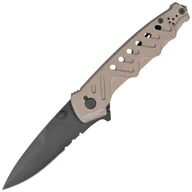 Noże - Nóż składany Extrema Ratio Caimano Nero N.A. Tactical Mud Aluminium, Black N690 (04.1000.0166/BLK/TM) - miniaturka - grafika 1
