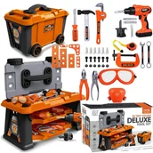 Mały majsterkowicz - ZESTAW MAJSTERKOWICZA DLA DZIECKA DUŻY WARSZTAT SKRZYNIA Z NARZĘDZIAMI - miniaturka - grafika 1