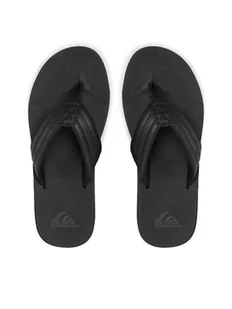 Quiksilver Japonki AQYL100623 Czarny - Klapki i japonki męskie - miniaturka - grafika 1