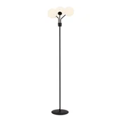 Lampy stojące - Emibig NOVA LP3 BLACK/OPAL 1138/LP3 lampa podłogowa szklane klosze 1138/LP3 - miniaturka - grafika 1