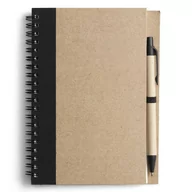 Zeszyty szkolne - Notatnik ok. A5 z biodegradowalnym długopisem - miniaturka - grafika 1