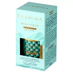 DERMIKA Maestria Skin Matrix Repair Luksusowa Kuracja przeciwzmarszczkowa w kapsułkach z ekstraktem ze śluzu ślimaka na dzień i noc 60g - Kremy do twarzy - miniaturka - grafika 3