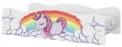 Łóżeczka i kojce - Łóżko dziecięce CHMURKA 140x70 JEDNOROŻEC - miniaturka - grafika 1