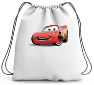Torby szkolne - PLECAK WOREK AUTA SZKOLNY NA BUTY WF - miniaturka - grafika 1