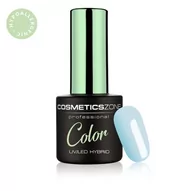 Lakiery hybrydowe - Lakier hybrydowy hipoalergiczny błękitny 7ml – Blue Equatorial PST7 - miniaturka - grafika 1