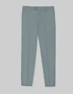 Spodnie męskie - spodnie do zestawu bagaladi zielony slim fit - miniaturka - grafika 1