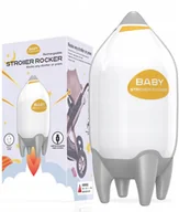 Leżaczki i huśtawki - Baby rocker przenośny aby sleep bujak kołyska do wózka ładowany USB - miniaturka - grafika 1